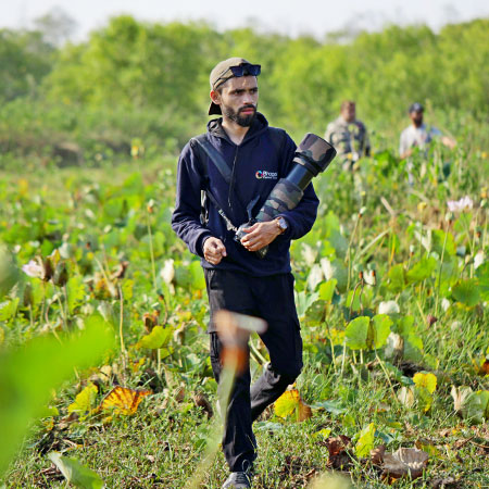 Kshitij Patle, a graphic designer and ameture wildlife and travel photographer from Bhopal
