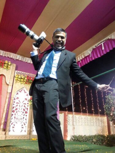 A Photograph of Soumen Nath during a Bengali wedding in New Delhi